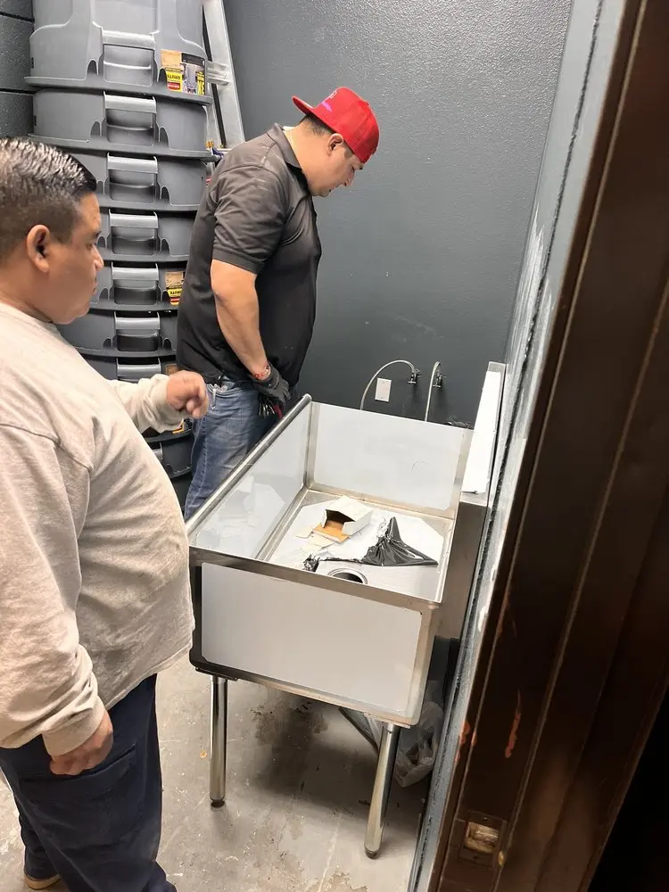 Commercial plumbing and sink installation in The Wilderness
